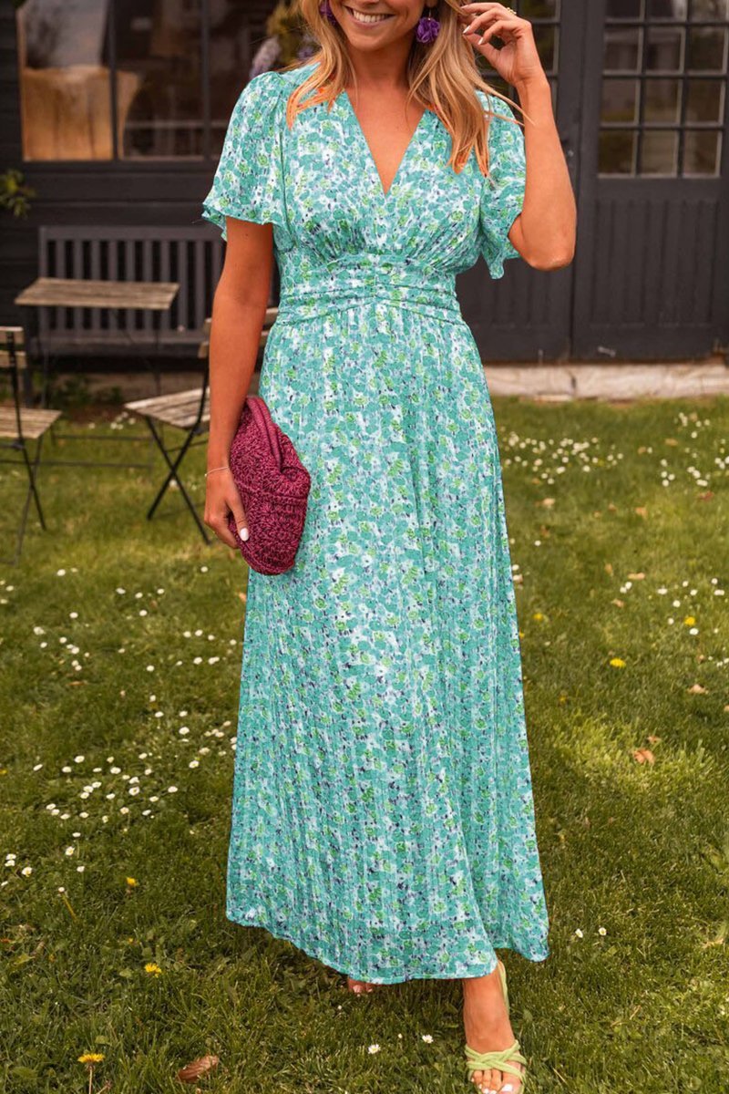 SUSANNE - Timeless V-Neck Goddess Dress