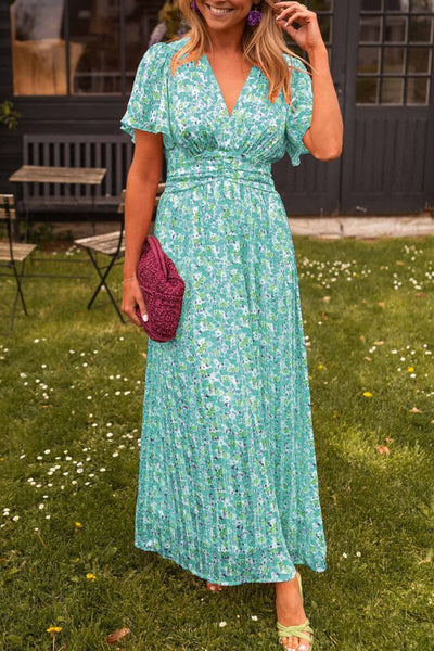 SUSANNE - Timeless V-Neck Goddess Dress