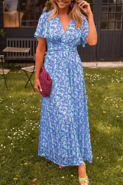 SUSANNE - Timeless V-Neck Goddess Dress