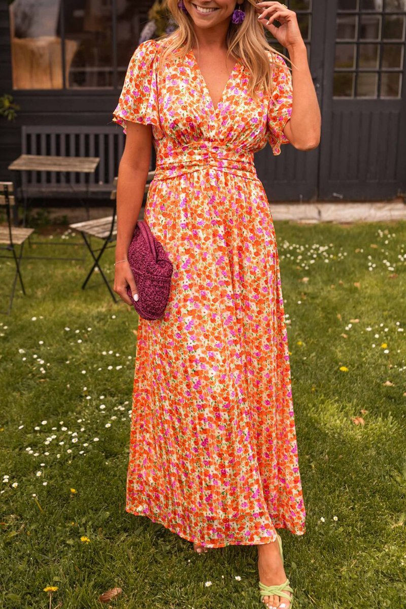 SUSANNE - Timeless V-Neck Goddess Dress