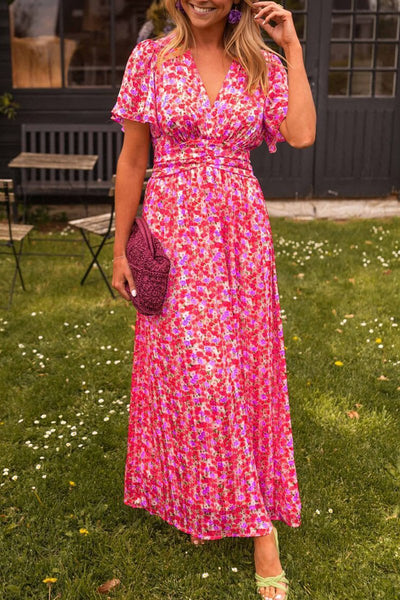 SUSANNE - Timeless V-Neck Goddess Dress