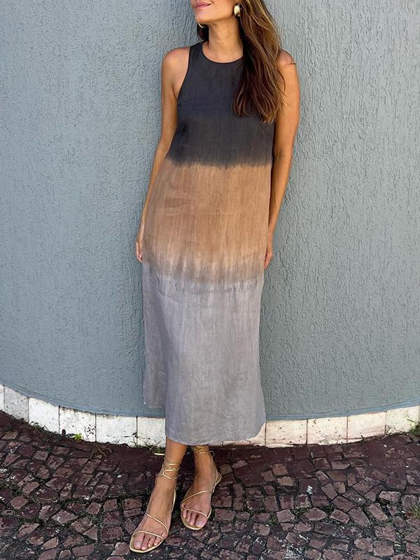 MAYA - Elegant Printed Dress