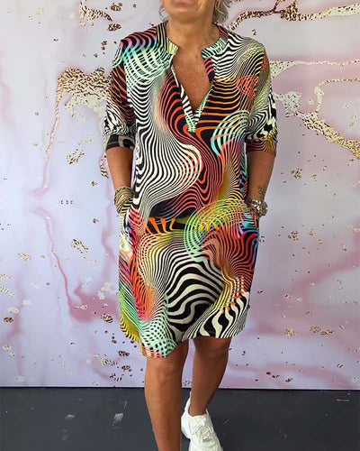 KRISTIN - Color Fading Dress