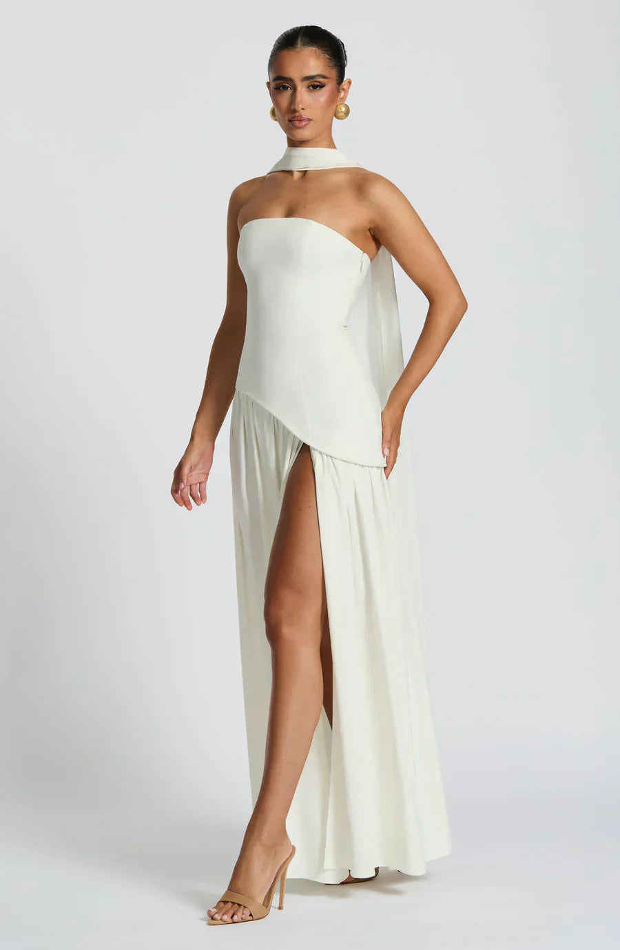 ELSA - Maxi-Slit Dress