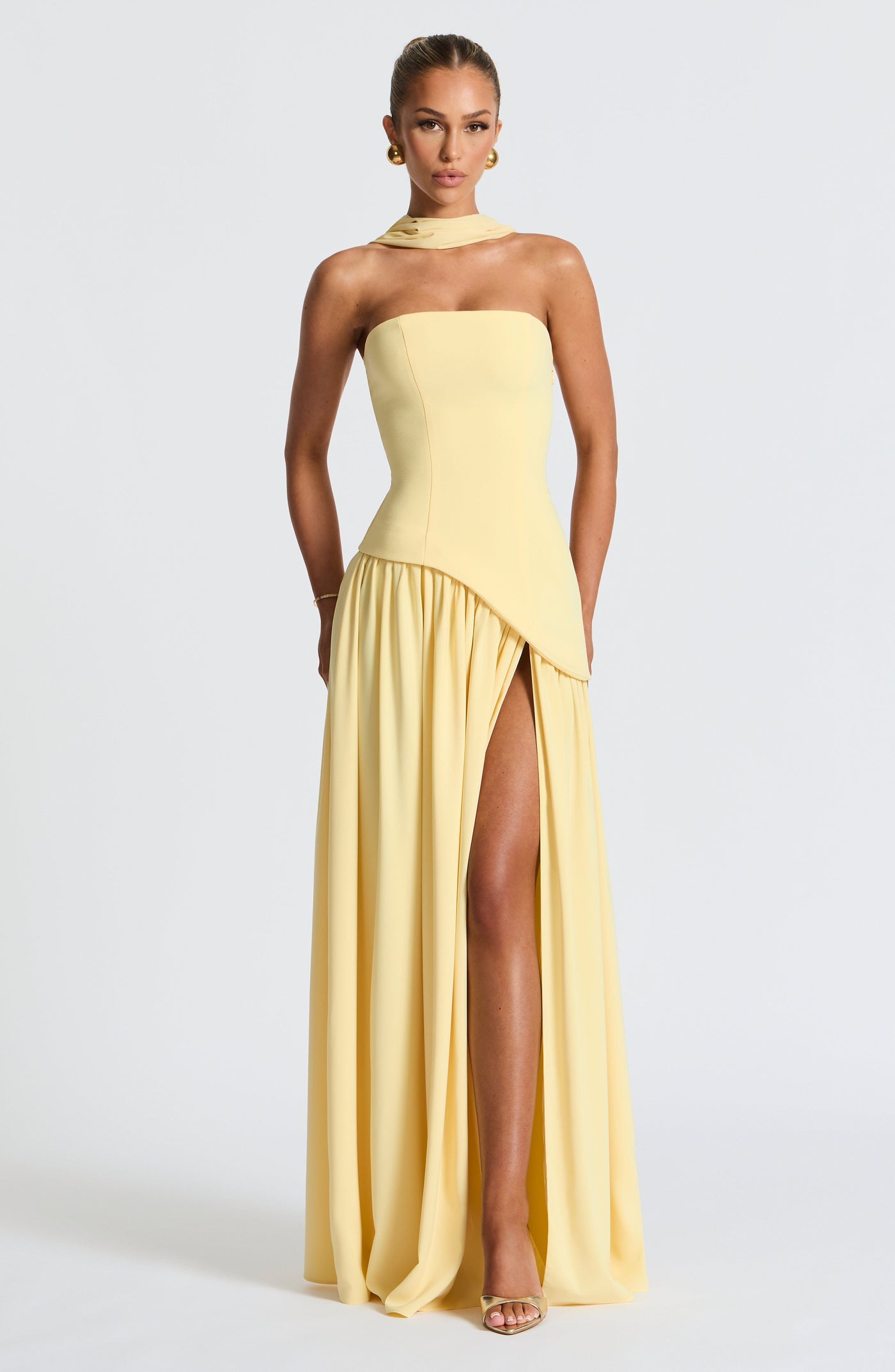 ELSA - Maxi-Slit Dress