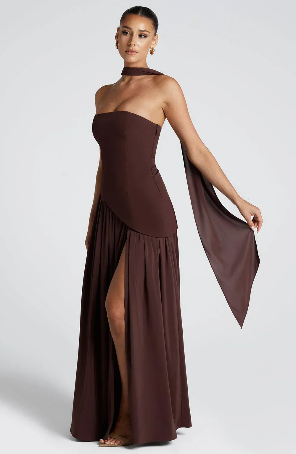 ELSA - Maxi-Slit Dress