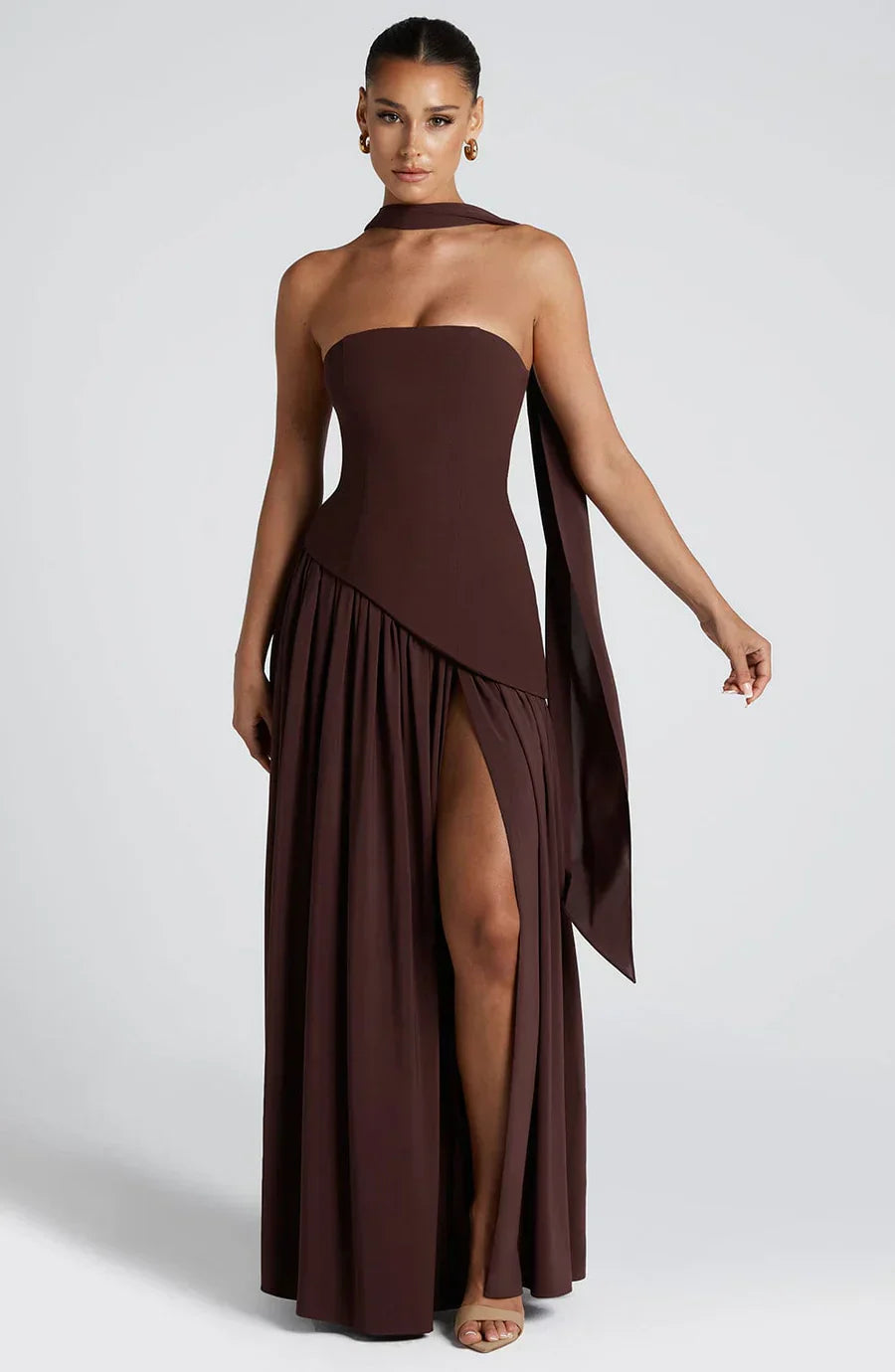 ELSA - Maxi-Slit Dress