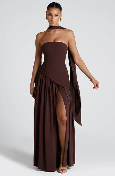 ELSA - Maxi-Slit Dress