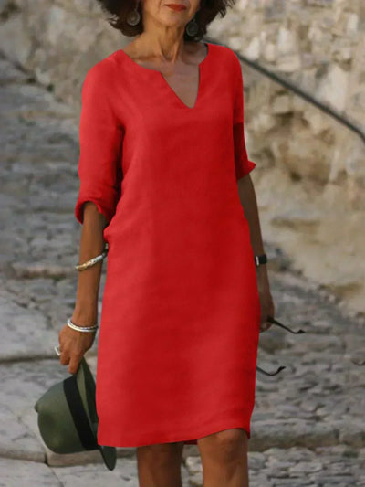 CIRA™ - Elegant Dress with V-Neck