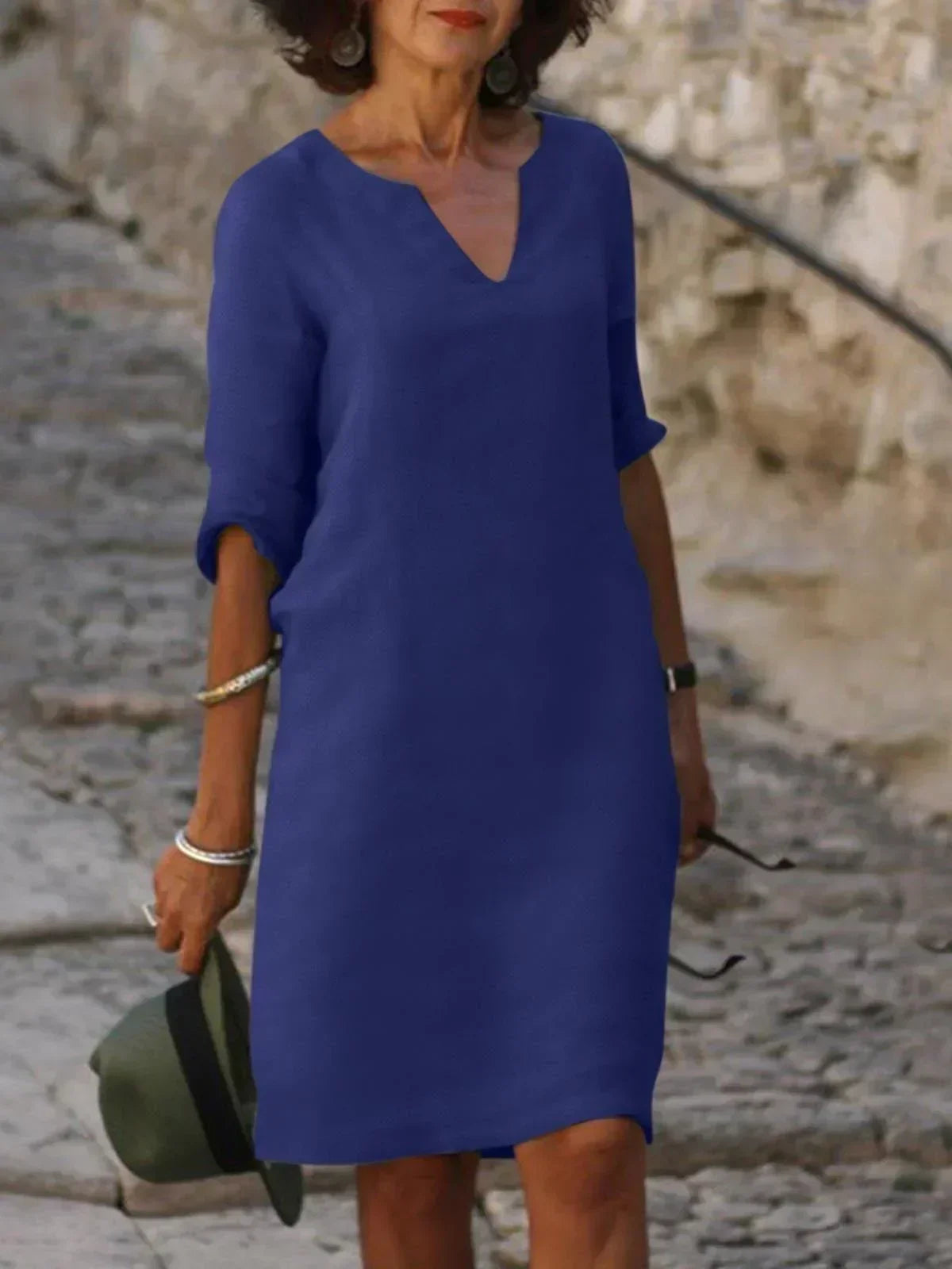 CIRA™ - Elegant Dress with V-Neck