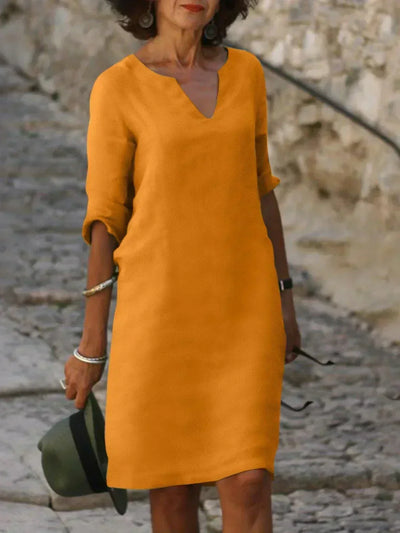 CIRA™ - Elegant Dress with V-Neck