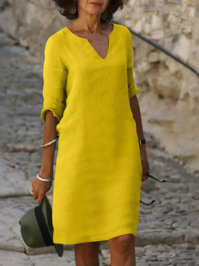 CIRA™ - Elegant Dress with V-Neck