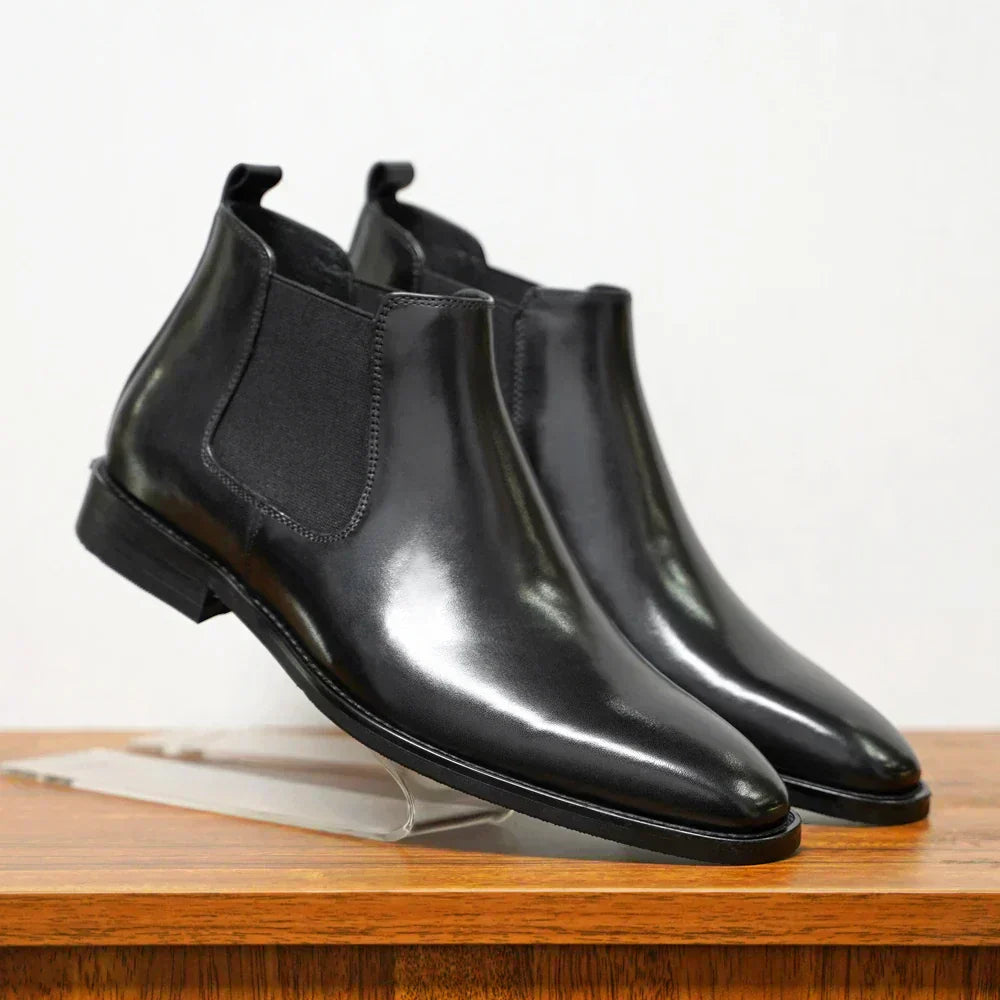 Alexander Leather Chelsea Boots