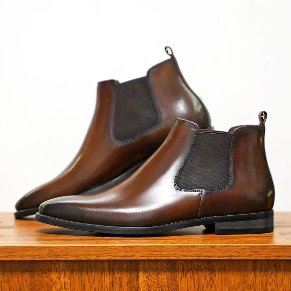 Alexander Leather Chelsea Boots