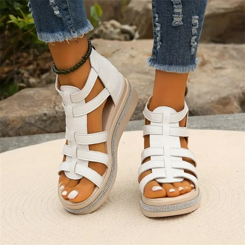 ESTHER - Sandals with wedge heel