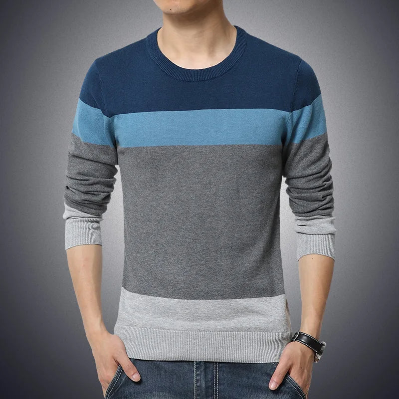 Casual cotton sweater for men
