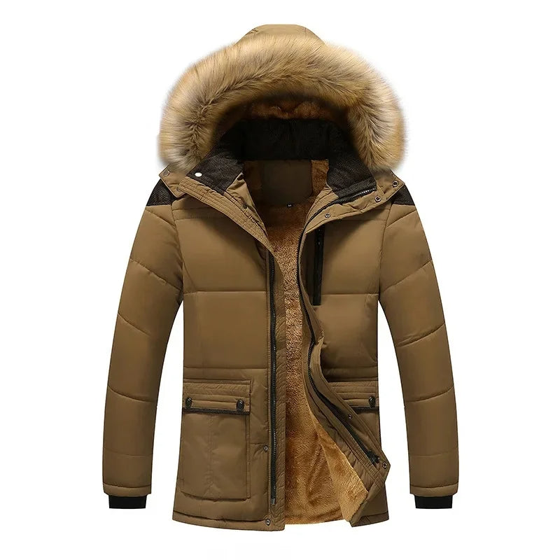 Elegant Padded Fleece Winter Jacket