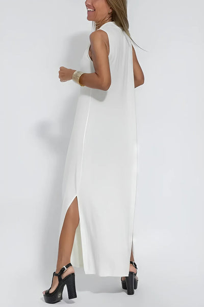 ISABELL - Elegant Maxi Dress with Knit Sweater as a Gift