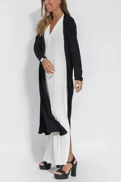 ISABELL - Elegant Maxi Dress with Knit Sweater as a Gift