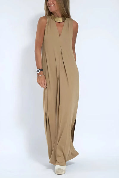 ISABELL - Elegant Maxi Dress with Knit Sweater as a Gift
