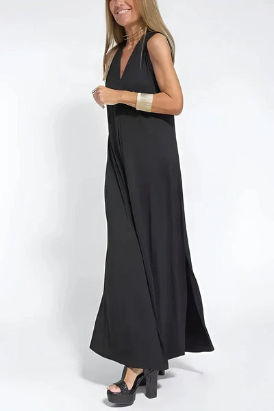 ISABELL - Elegant Maxi Dress with Knit Sweater as a Gift