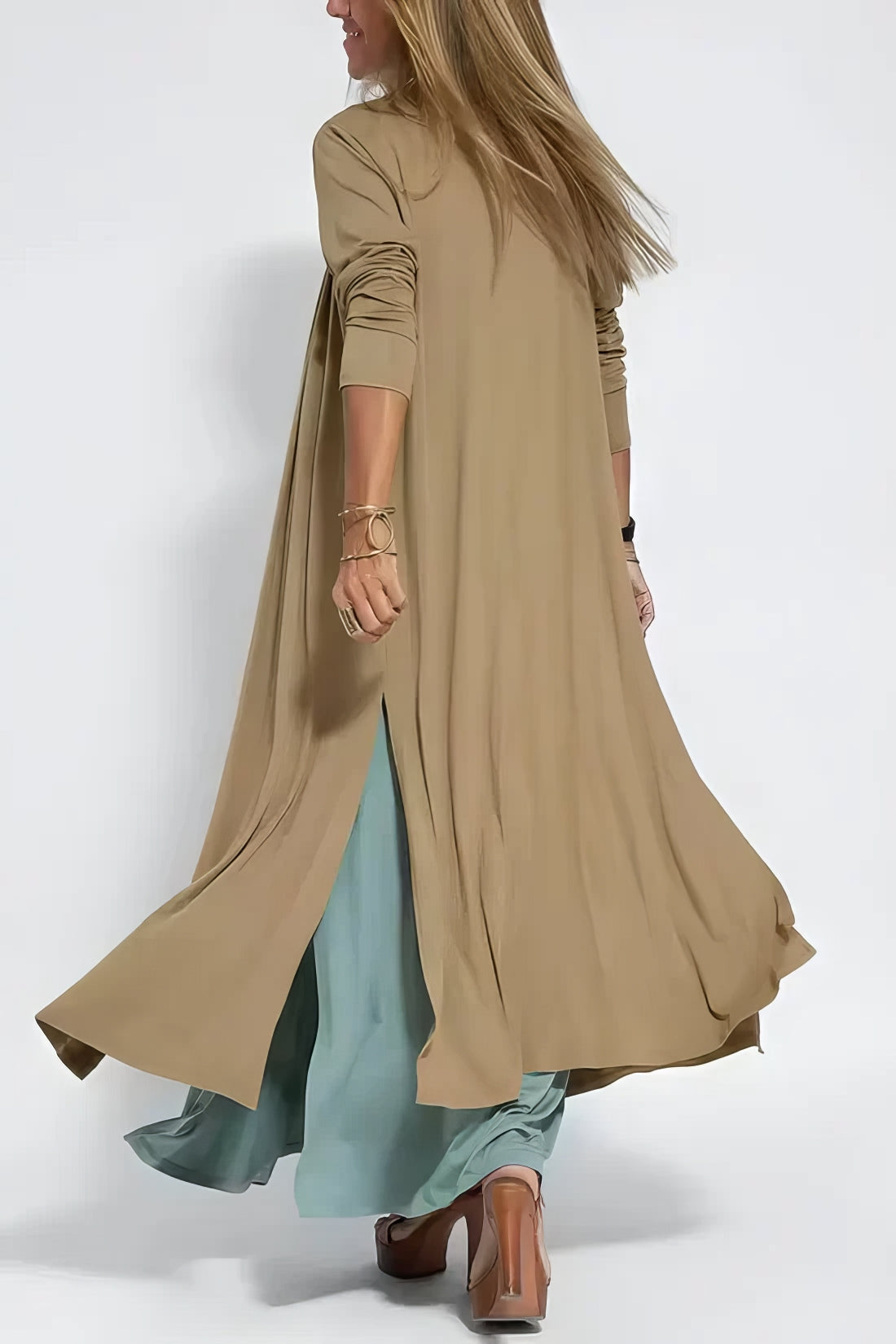 ISABELL - Elegant Maxi Dress with Knit Sweater as a Gift